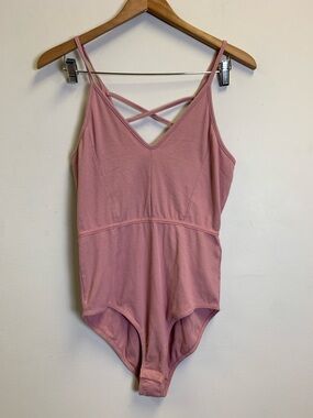 Cynthia Rowley Dusty Pink Strappy Bodysuit